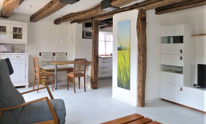 Lenningen Apartamento | Apartamento "Die Schmiede" con terraza privada y Wi-Fi