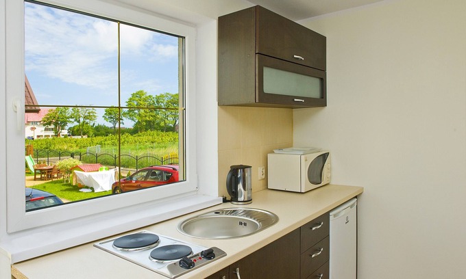 Wladyslawowo Apartamento | Apartamento Duplex 38m2, 4pax, Internet, Jardín, Estacionamiento