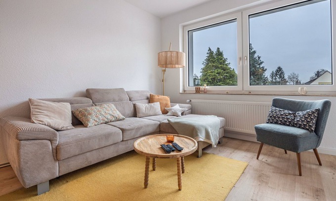 Badenstedt Apartamento | Apartamento 'Elegante Wohnung Mit Balkon' con balcón y Wi-Fi