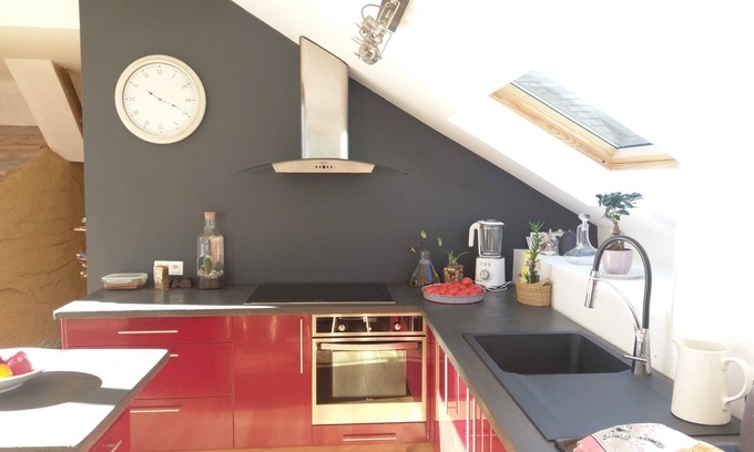 Eaux-Bonnes Apartamento | Apartamento-Baño con bañera-Pambassibé