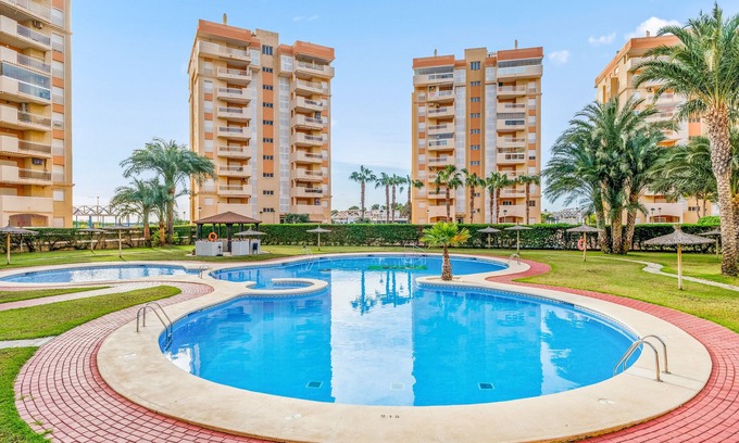 San Javier Apartamento | Apartment 'Puerto Mar I Bloque 5 9-5' with Shared Pool, Shared Terrace and Wi-Fi