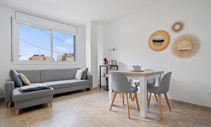 Camarles Apartamento | Apartamento "Iaio Kiko 1" con Wi-Fi y aire acondicionado