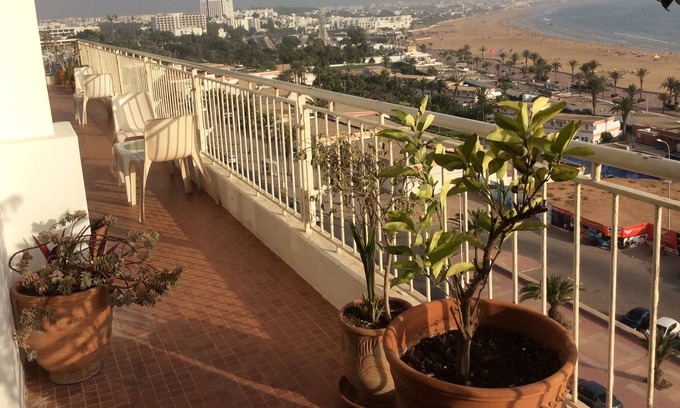 Secteur Touristique Apartamento | Apartamento frente a la playa de Agadir, magnifica vista al mar.