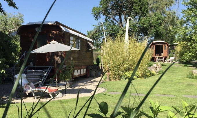 Hummel Apartamento | Apartamento 'Familienurlaub Im Zirkuswagen' con jardín privado y Wi-Fi