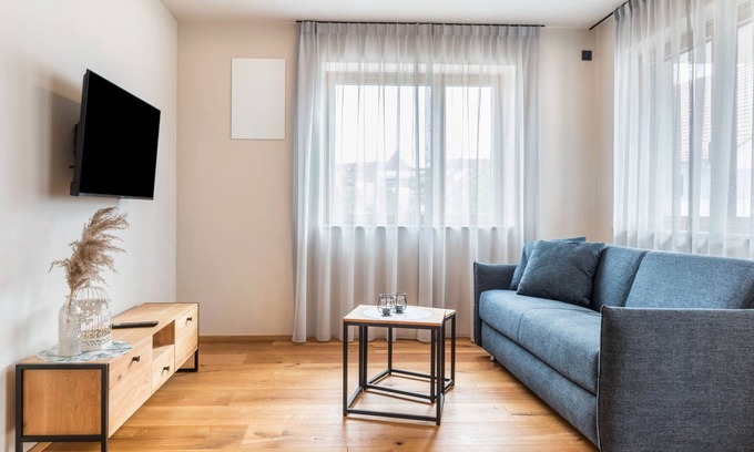 Herbertingen Apartamento | Apartamento 'Federsee' con balcón y Wi-Fi