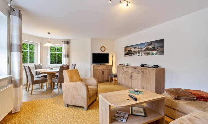 Schwalefeld Apartamento | Apartamento 'Ferienwohnung Typ 3' con vistas a la montaña, terraza compartida y Wi-Fi