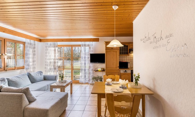 Hohenstein Apartamento | Apartamento 'Ferienhaus Toni Wiesenstube' con terraza privada, jardín compartido y Wi-Fi
