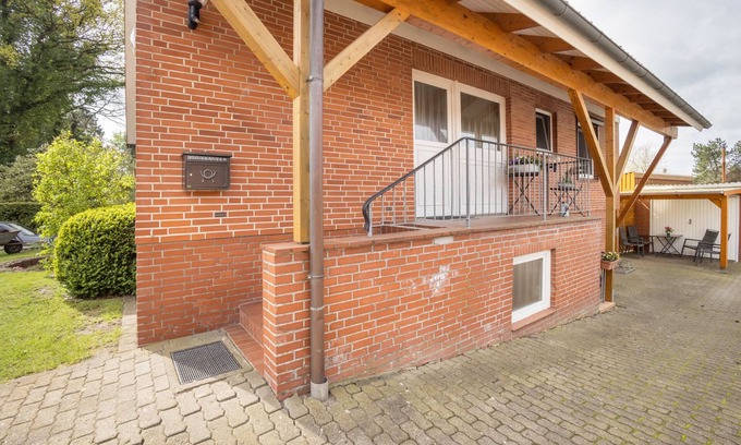 Krempermoor Apartamento | Apartamento 'Ferienwohnung Krempermoor' con terraza compartida y Wi-Fi