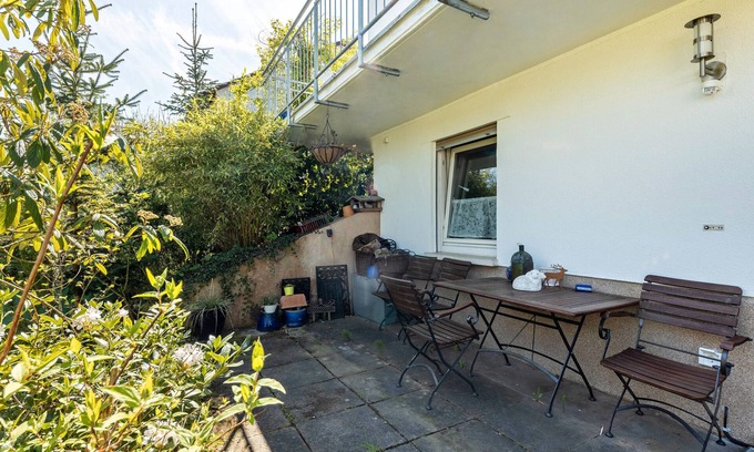 Marburg Apartamento | Apartamento 'Ferienwohnung Amselstraße' con terraza privada, jardín compartido y Wi-Fi