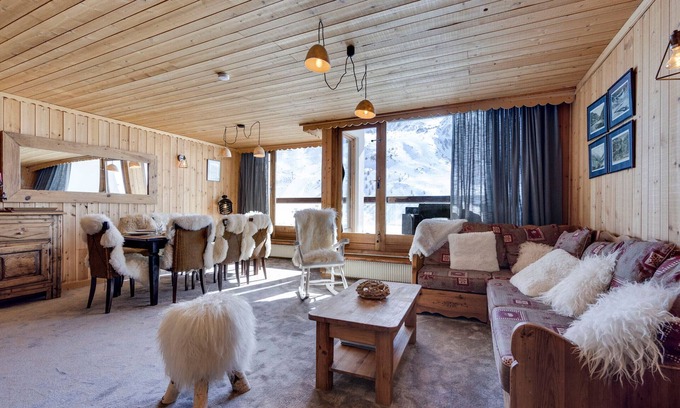 Tignes le Lac Apartamento | Apartamento para 6, balcón, wifi en Tignes