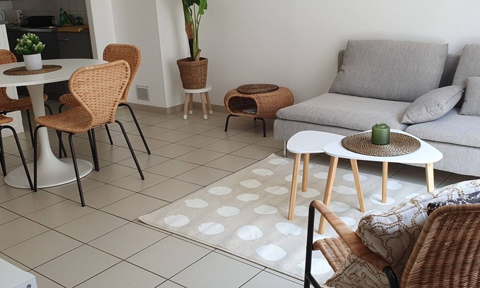 LʼAiguillon-sur-Mer Apartamento | Apartamento-Baño con bañera-Confortable-Terraza-L'Appart