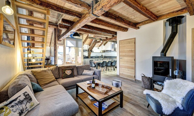 Monetier-les-Bains Apartamento | Apartamento chalet centro Monetier les Bains
