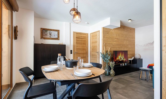 Monetier-les-Bains Apartamento | Apartment with terrace and garden - Serre Chevalier - close to the ski slopes
