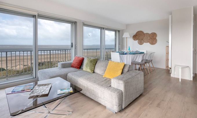 Saint-Brevin-l'Ocean Apartamento | Apartment facing the sea for 7 people