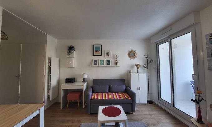 Saint-Brevin-l'Ocean Apartamento | Apartamento para 2, balcón y parking, cerca playa – Saint Brevin l'Océan