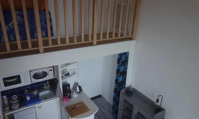 Saint-Hilaire-de-Riez Apartamento | Apartment with sea view 50 m from the beach