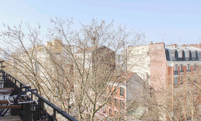 Saint-Ouen Apartamento | Apartment with balcony just outside Paris