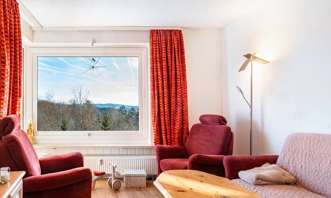 Oberkreuzberg Apartamento | Apartamento 'Fuchsenstein-Foxy' con vistas a la montaña, jardín compartido y balcón
