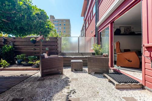 Zandvoort Apartamento | Apartment Garden & Bed