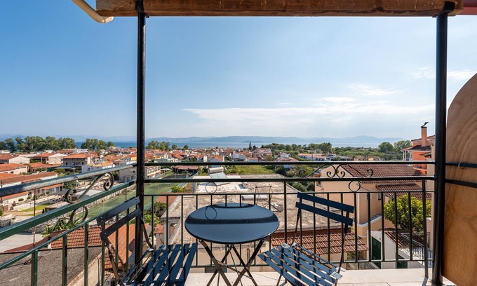 Kavos Apartamento | Apartamento 'Gavriil 3' con vistas al mar, Wi-Fi y aire acondicionado