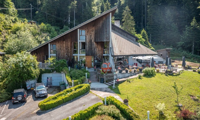 Bogeve Apartamento | Apartamento "Gîte Le Jorat - Studio" con vistas a la montaña y Wi-Fi