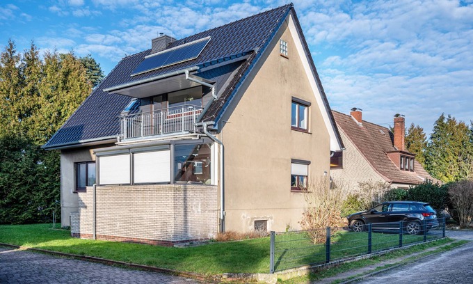 Sittensen Apartamento | Apartamento 'Haus Heidorn' con balcón y Wi-Fi