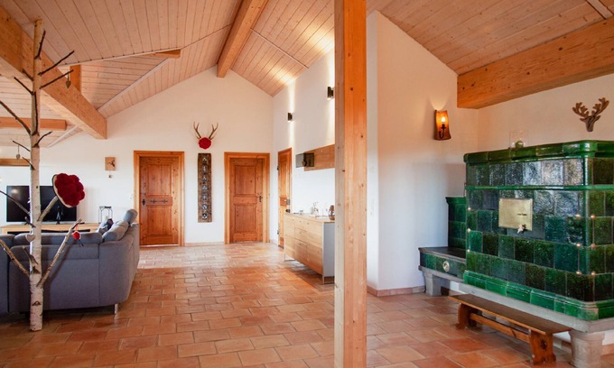 Hoechenschwand Apartamento | Apartamento 'Hirsch-Lounge' con vistas a la montaña, balcón y Wi-Fi
