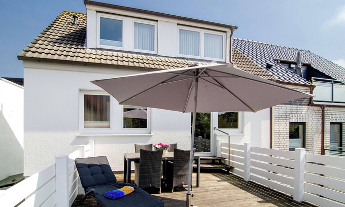 Norderney Apartamento | Apartamento 'Huus Nördernee 1' con balcón y Wi-Fi