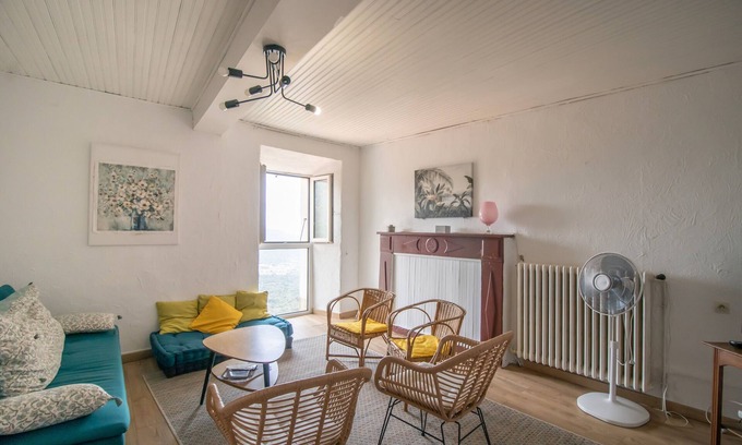 Olmeto Apartamento | Apartamento 'Cima' con vistas al mar y Wi-Fi