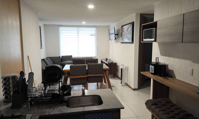 Tonala Apartamento | Departamento Cómodo fácil acceso del Aeropuerto con Alberca