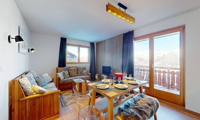 Nendaz Apartamento | Apartamento en Nendaz cerca del telesilla y sauna