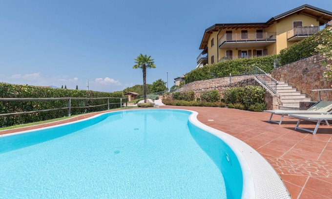 San Zeno di Montagna Apartamento | Apartamento 'Casa Bel Bosco' sobre el Lago de Garda con piscina climatizada, terraza y Wi-Fi