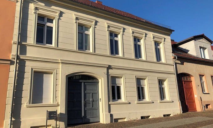 Templin Apartamento | Apartamento 'Kleine Fewo Im Herzen Templins' con terraza compartida, jardín compartido y Wi-Fi