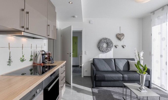 Ebingen Apartamento | Apartamento "Korn" con jardín compartido y Wi-Fi