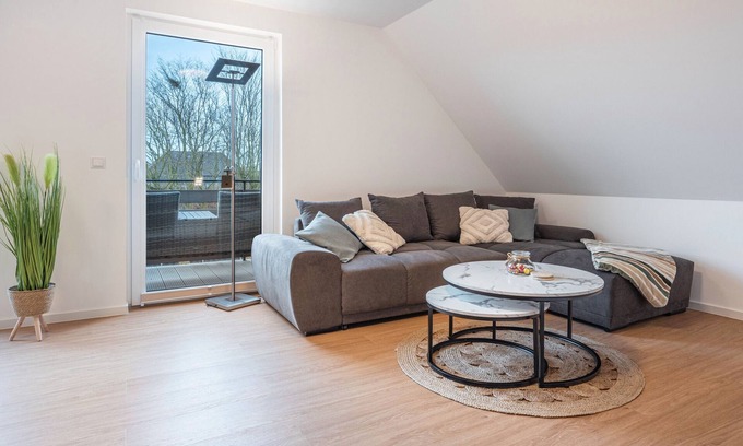 Uelzen Apartamento | Apartamento 'Kroge' con balcón y Wi-Fi