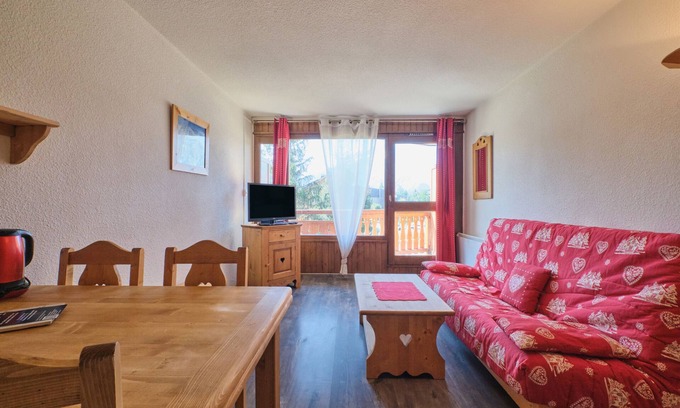 Les Deux Alpes Apartamento | Apartamento "La Montagne" con vistas a las montañas, balcón y Wi-Fi