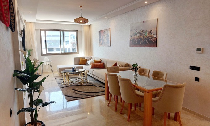 Cite Charaf Apartamento | APARTMENT LA RENAISSANCE AGADIR BAY SWIMMING POOL BEACH CENTER 5 MNTS WALK