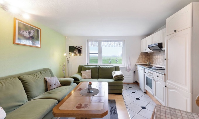 Neuenkirchen Apartamento | Apartamento 'Landferien Schütt' con balcón