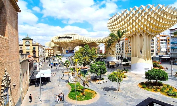 Historical Center Apartamento | Apartamento 'Grupos Las Setas' con balcón, Wi-Fi y aire acondicionado