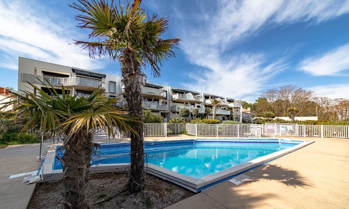 La Tranche-sur-Mer Apartamento | Apartamento 'Le Rêve 210' con piscina compartida, Wi-Fi y aire acondicionado