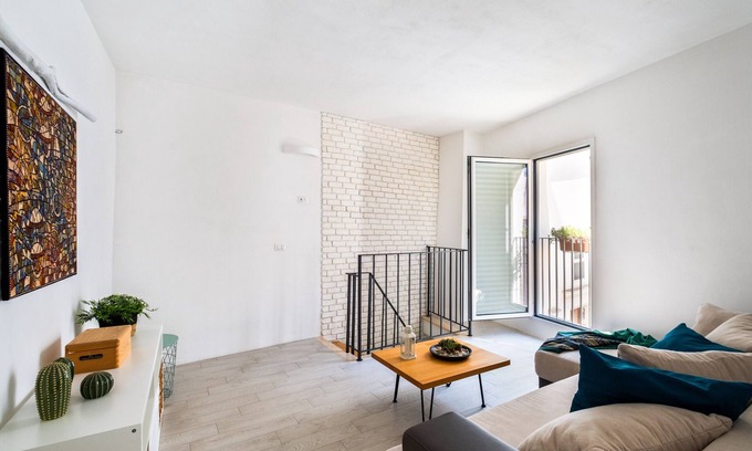 Centro Storico Apartamento | Apartamento 'Leonardò, Non Solo Mare' con terraza compartida y aire acondicionado