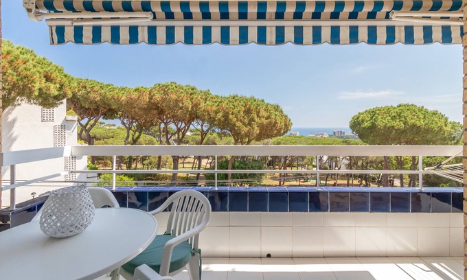 Platja d'Aro Apartamento | Apartamento 'Les Magnolies' con vistas al mar, Wi-Fi y aire acondicionado