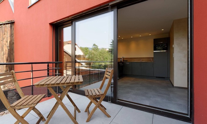 Ribeauville Apartamento | Apartamento-Lujoso-Baño con ducha-Vista a la Montana