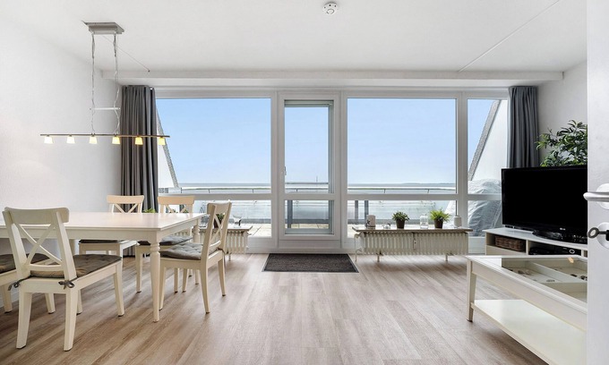 Schilksee Apartamento | Apartamento 'Meerblick' con vistas al mar, balcón y Wi-Fi