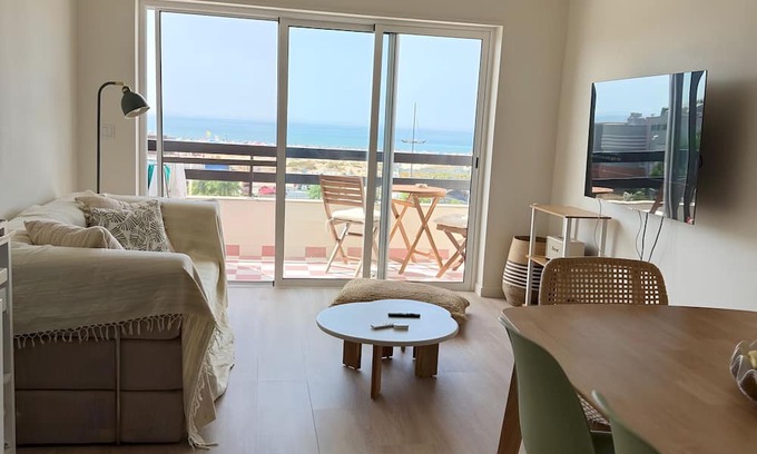 Vila Real Santo Antonio Apartamento | Apartment 'Mira Mar' with Sea View, Balcony and Wi-Fi