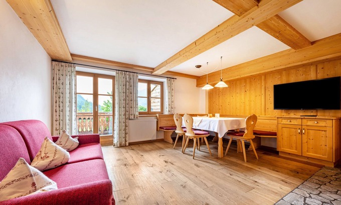 Anterselva Apartamento | Apartamento 'Mitterbruggehof Enzian' con vistas a la montaña, jardín compartido y Wi-Fi