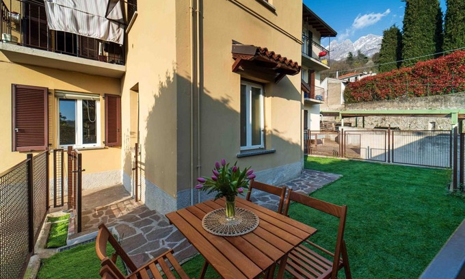 Lecco Apartamento | Apartamento 'Moonlight - Lecco Getaway' con jardín privado y Wi-Fi