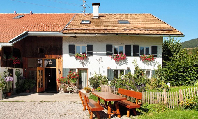 Jungholz Apartamento | Apartamento 'Mühlbach' con vistas a la montaña, terraza compartida y Wi-Fi