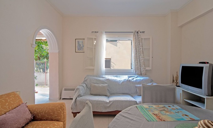 Kanoni Apartamento | Apartamento "Palaiopolis House" con vistas a la montaña, Wi-Fi y terraza