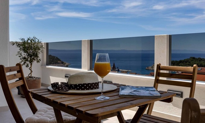 Bidol Apartamento | Apartment Prgo - with view and parking: A3(4) - Makarska, Riviera Makarska, Croatia